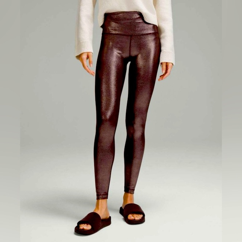 Align Size 6, Foil Metallic legging by Lululemon